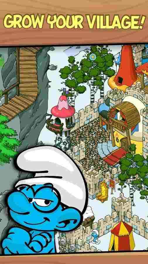 تحميل لعبة قرية السنافر الجديدةsmurfs-village 