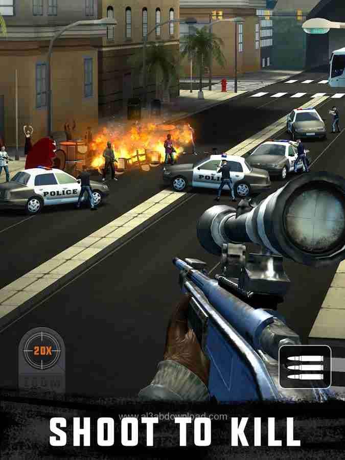 تحميل لعبة القاتل المحترف Sniper 3D Assassin للكمبيوتر والموبايل